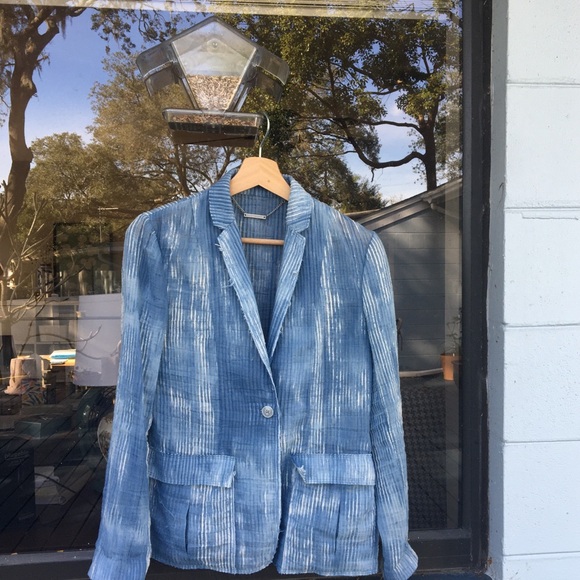 Tahari Blazer lightweight cotton - Picture 2 of 6